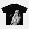 Signature Photo Print Music Fan Graphic Tee Cotton Mens Womens T Shirt Summer Streetwear