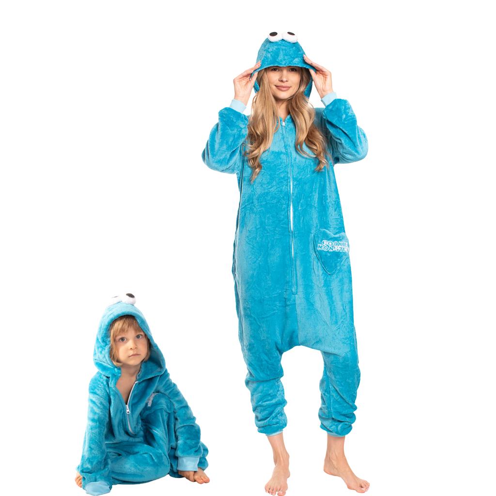 Piżama damska kostium kigurumi onesie strój ciasteczkowy potwór 145-155 s