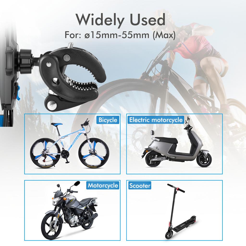 Quick Release Bicycle Handlebar Phone Holder Mobile Stand for 4.7 7 Inch Cell Phones Bike Phone Mount