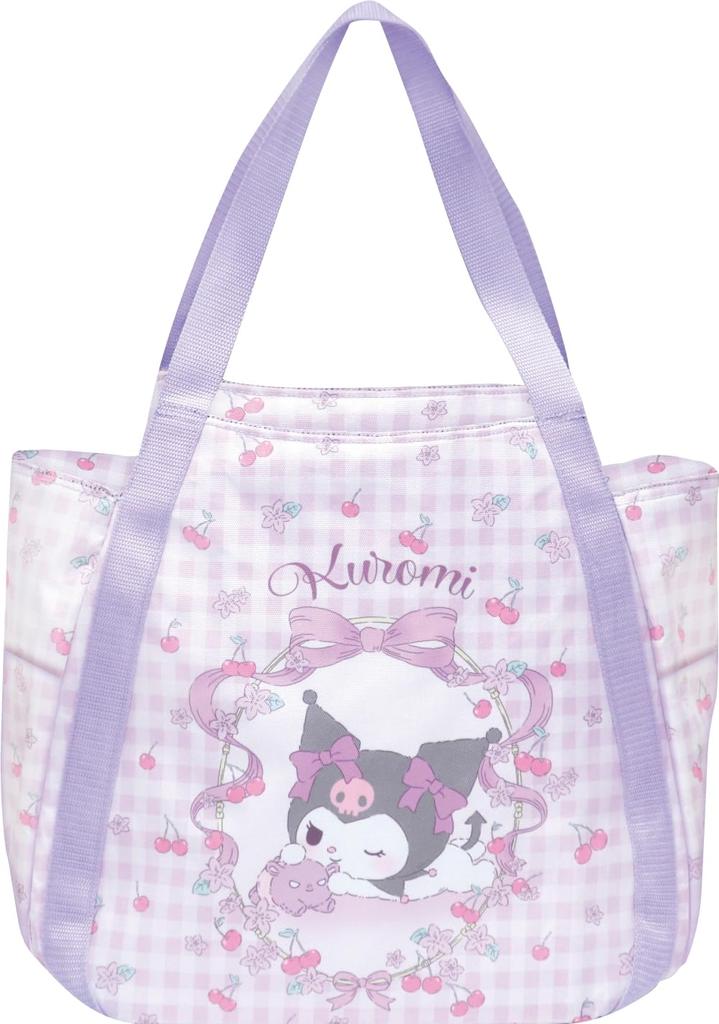 Insulated Balloon H31cm X W44cm X Lunch Sanrio Bag, Kuromi, D20cm, Bag, Picnic, Kids, Women, Cute, Stylish, Outings, Character,