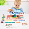 Wooden Screw Nut Disassembly Toy Kids Montessori Shape Match Puzzle Toys Color Sorting Educational Toys Fine Motor Skills Game