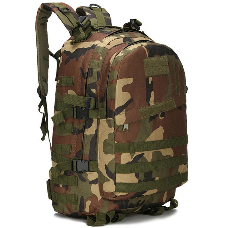 Military Tactical 40l Shoulder Backpack Rucksack Hiking Camping Trek Bag Outdoor