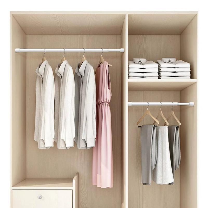 1pc Multifunctional Spring Loaded Extendable Telescopic Rod Household Hanging Rods For Window Most Doors Locks For Home