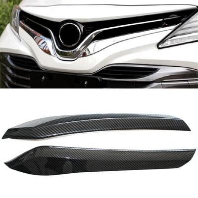 Toyota Camry 2018-2021 automobiliui priekinis centrinis grotelių dangtelio apvadas, anglies pluošto išvaizda