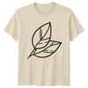 Simple Botanical Leaf Design T-Shirt Botanical Leaf Nature Birthday Gift