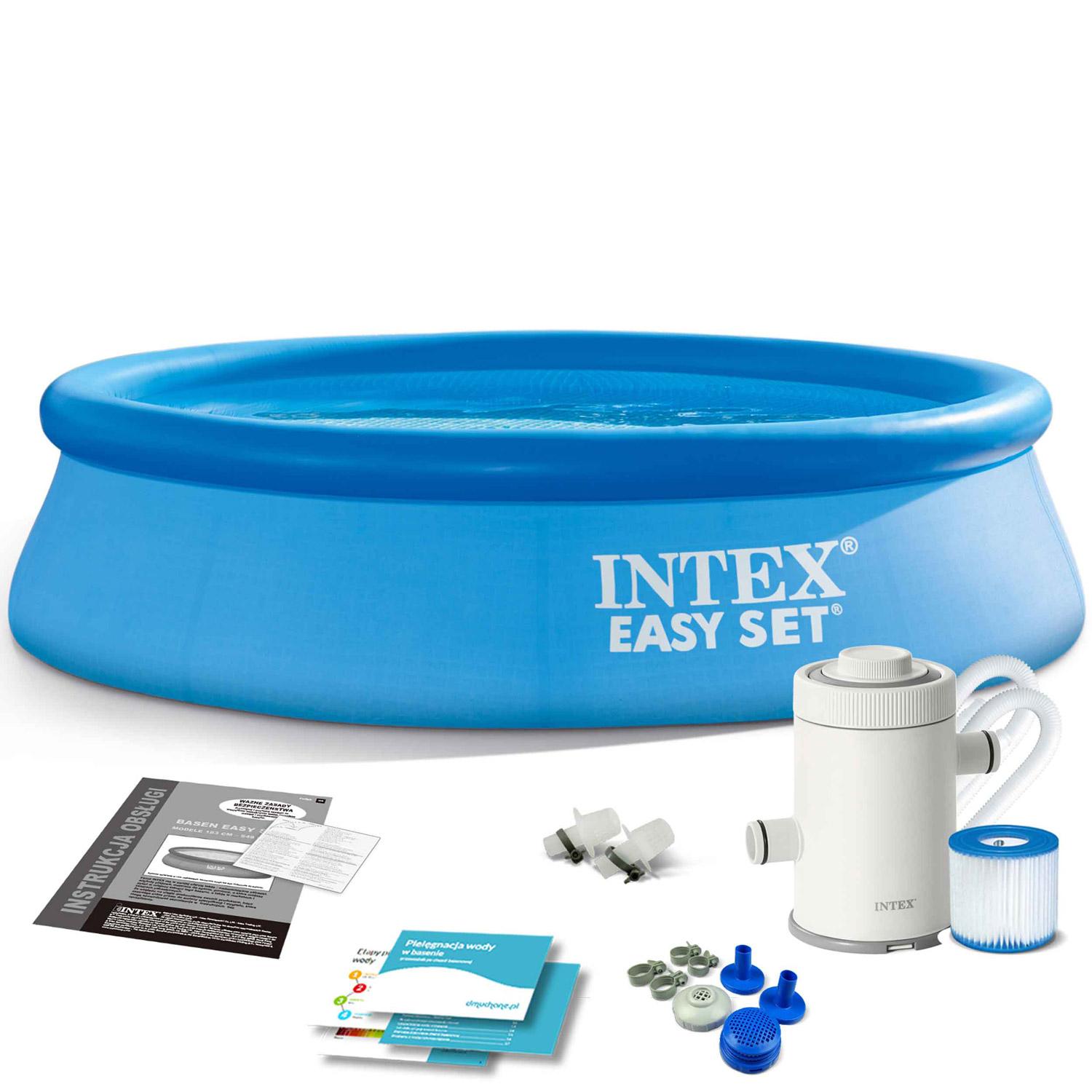 Piscina da giardino espandibile 244 x 61 cm INTEX 28108