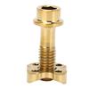 Front Derailleur Screw Gasket Ti Alloy Fixed Set Kit Arc Half Moon Washer Hallow Gold