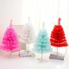 Mini Pink Tabletop Christmas Tree Ornament, 45/60cm - Festive Holiday Decoration