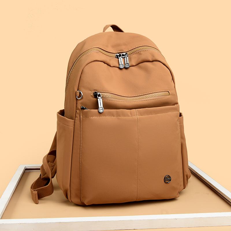 Damen Rucksack Student Große Kapazität Schultasche Leichter Nylon Reiserucksack