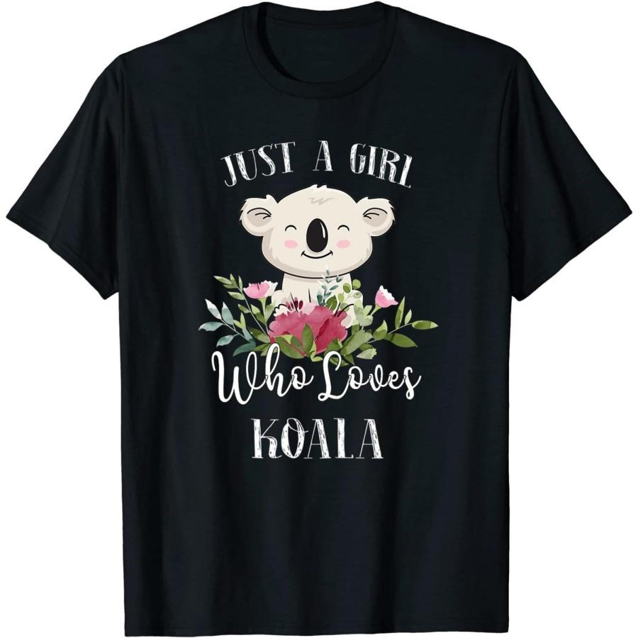 Womens Koala Lover Design - Just a Girl Who Loves Koala T-Shirt, Long Sleeve Shirt, Sweatshirt, Hoodie XXXXXL разноцветный