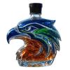 Láhev na whisky s orlí hlavou Unikátní skleněná karafa 3D Nádoba na likér pro whisky Víno Koktejly Kávu