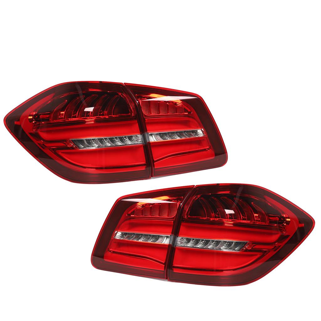 Facelift Look LED Tail Light Rear Lamp Replacement for Benz GL?Class X166 Pre?Facelift 2012 To 2015