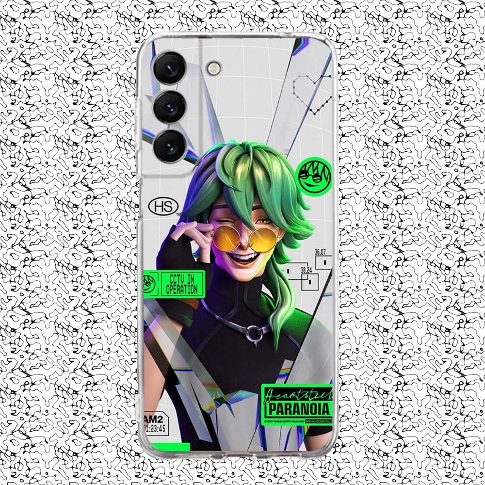 

Ezreal H-Heartsteel Phone Case For Samsung S24,30,21,22,23,20 FE,lite,PIus,Ultra,5G,Note,9,10 Transparent Cover SamsungS23plus5G