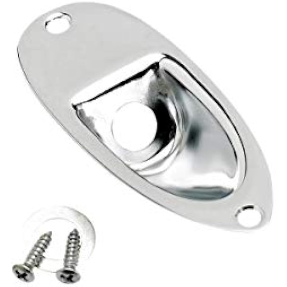 Fender parts Stratocaster® Jack Ferrule Chrome