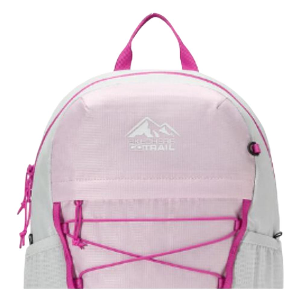 Skechers 18L Brand Logo Fabric Backpack Kids Backpack Ice-Pink P325K029-01F6
