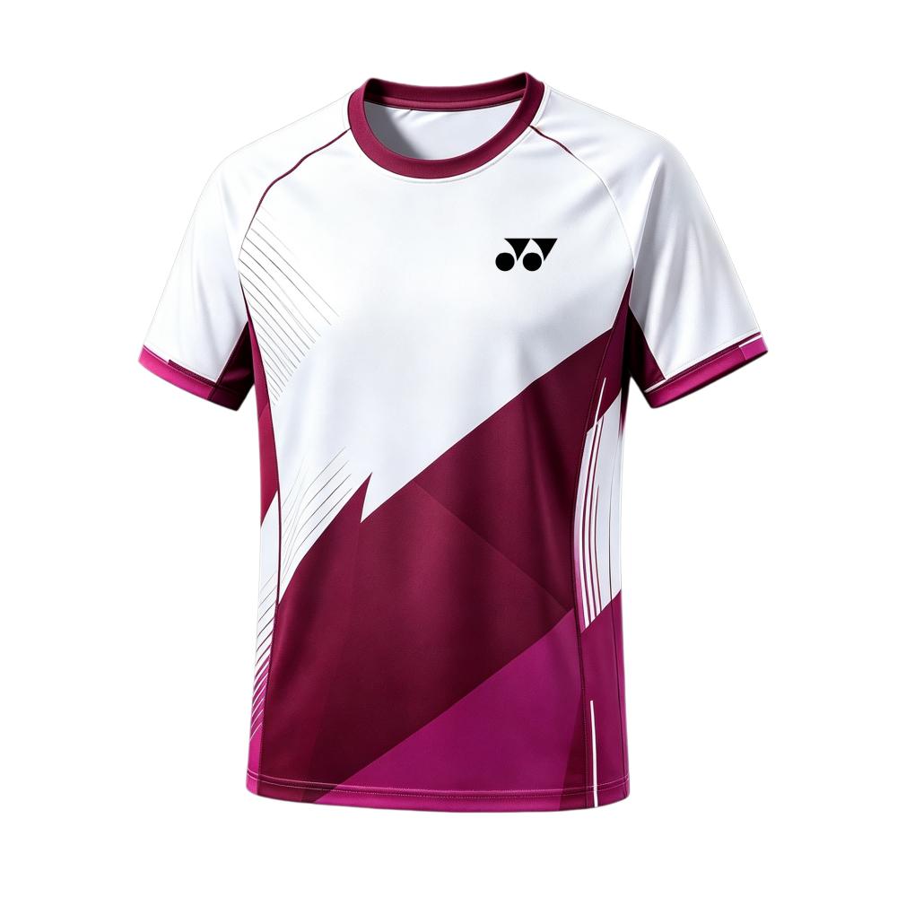 Yonex Badminton Shirt For Men Quick Dry Gradient Running Shirt