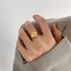 European Style 18k Rose Gold Plated Non-Fading Ring - High-End Brass Jewelry for Women