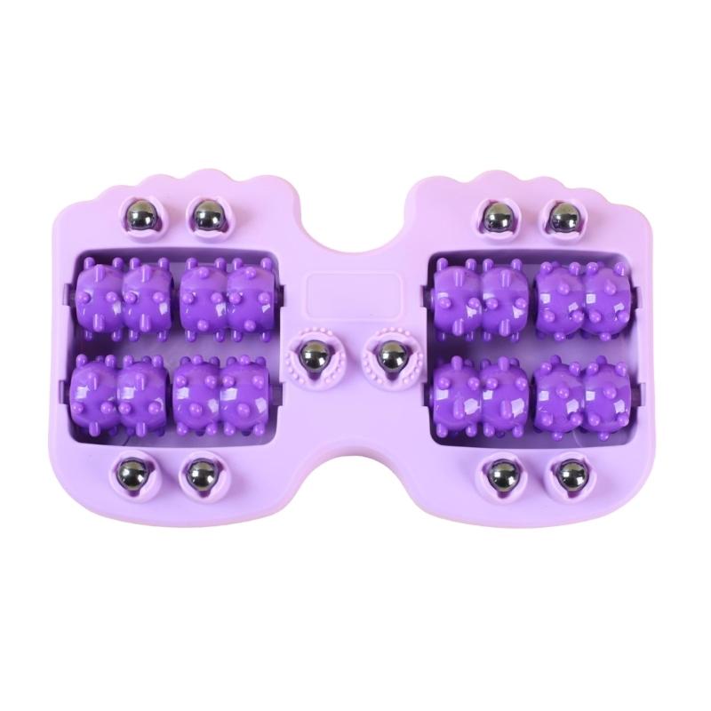 Portable Plastic Foot Acupressures Massagers Magnetic Foot Massage Roller Multiple Pressure Beads For Pains Relief