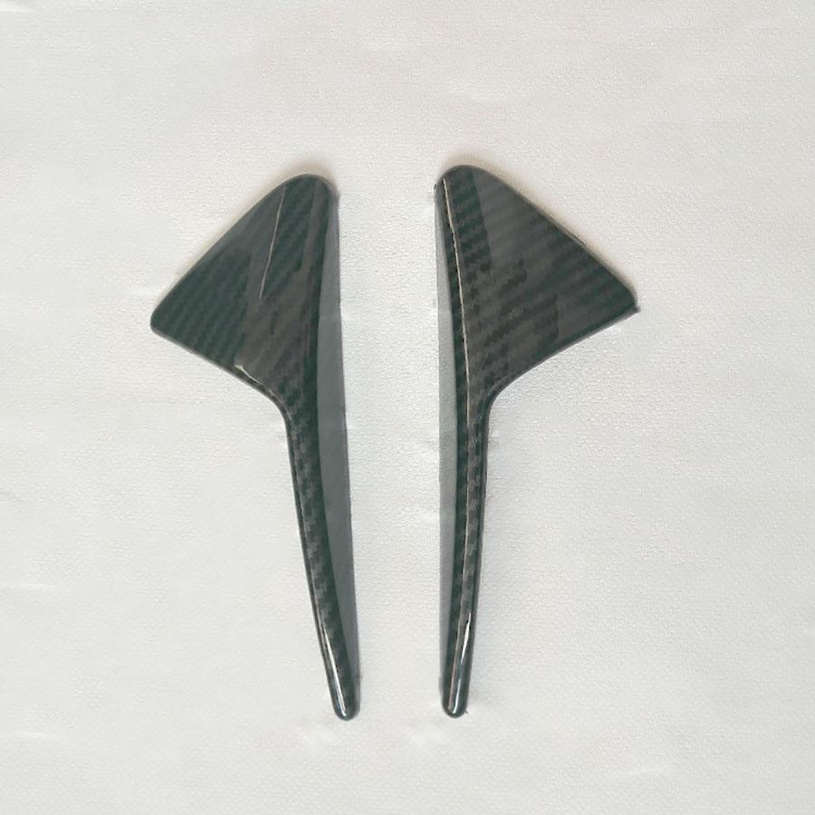 For Model Y 3 2021 Carbon Fiber Style Side Camera Protection Cover 2PCS