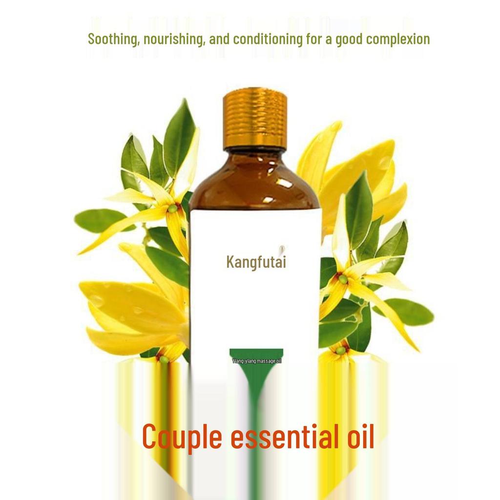 Aphrodisiac Ylang Ylang Aromatherapy Massage Oil - 100ml Essential Oil for Couples
