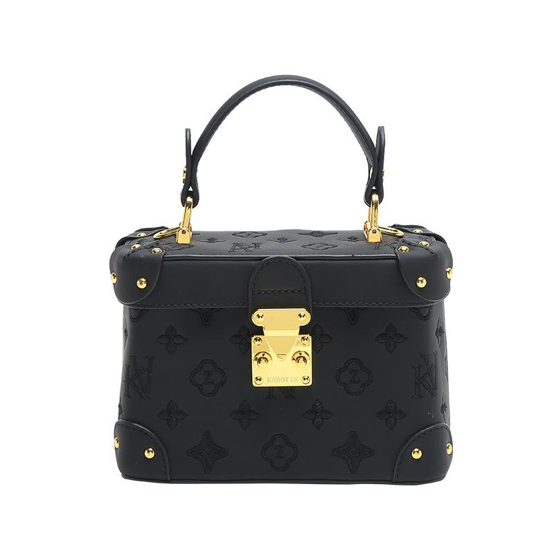 Kleines Nischen-Design, Hochwertige Stickerei-Box-Tasche, Vielseitige Box, Umhängetasche