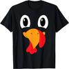 Turkey Face Kids Adult Funny Halloween Thanksgiving T-Shirt