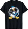 Disney Donald Duck Traditional Mickey and Friends Portrait T-Shirt New Couple Unisex Cartoon Men Women Cotton Casual Tops