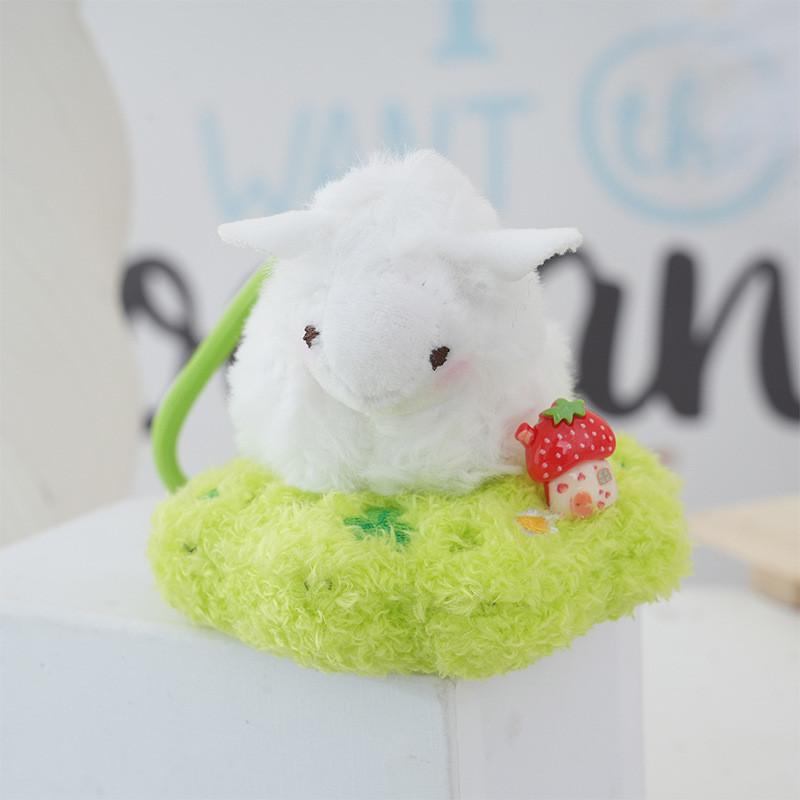Plush Sheep Keychain With Pp Cotton Filling For Kids And Adults