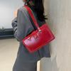 Chic Vintage Style Shoulder Bag For Women In Black White Red Brown Unique Design