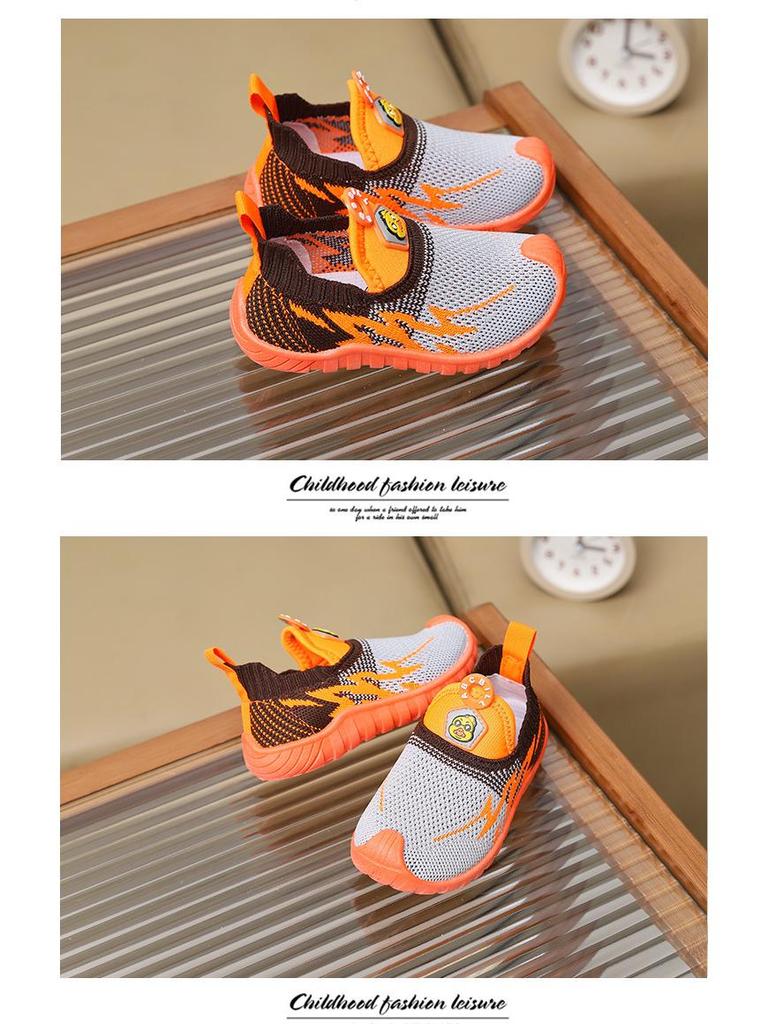 Kids' 2026 Spring Breathable Mesh Slip-On Sneakers - Boys & Girls Sports Shoes