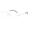 Pulais Rimless Titanium Anti-Blue Light Eyeglasses Frame