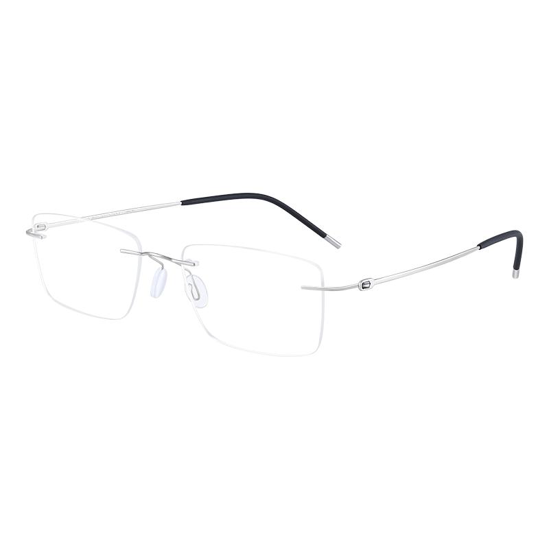 Pulais Rimless Titanium Anti-Blue Light Eyeglasses Frame