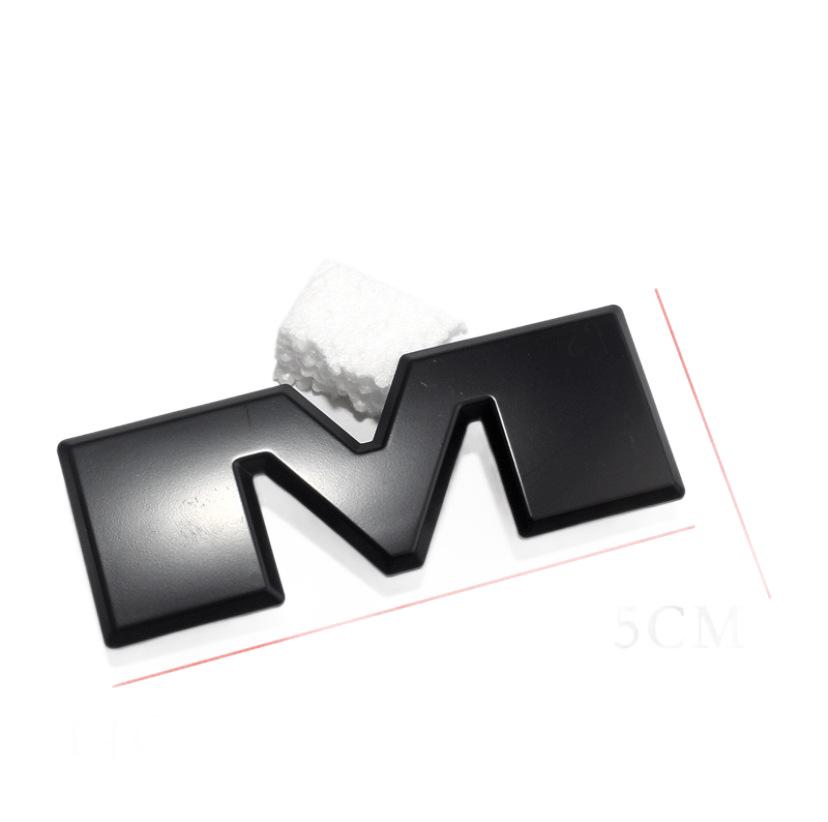 Black RAM Grille Badge for Dodge Ram Pickup: ABS Self-Adhesive Letter Decoration