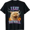 Lustiges Katzen-Meme Ich esse Gipskarton Humor Grafik T-Shirt