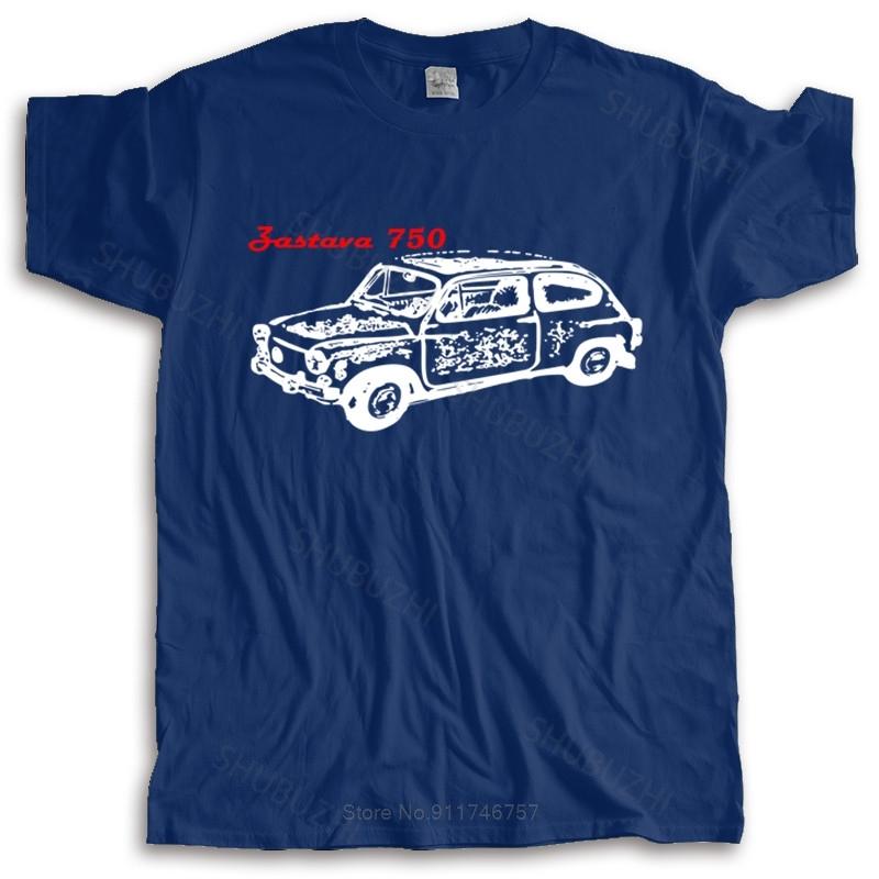 

new fashion t-shirt men crew neck tees New ZASTAVA 750 INSPIRED - NEW WHITE COTTON TSHIRT male cotton tee-shirt bigger size 4XL