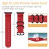 Nylon Strap for Apple Watch Ultra 2/3 49mm Band 46mm 42mm 45mm 41 44 40mm Canvas Bracelet iWatch Series 11 10 9 8 7 6 5 SE Belt