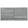 Vidaxl Ścienna Szafka Tv Z Led, Szary Dąb Sonoma, 80X31X35 Cm