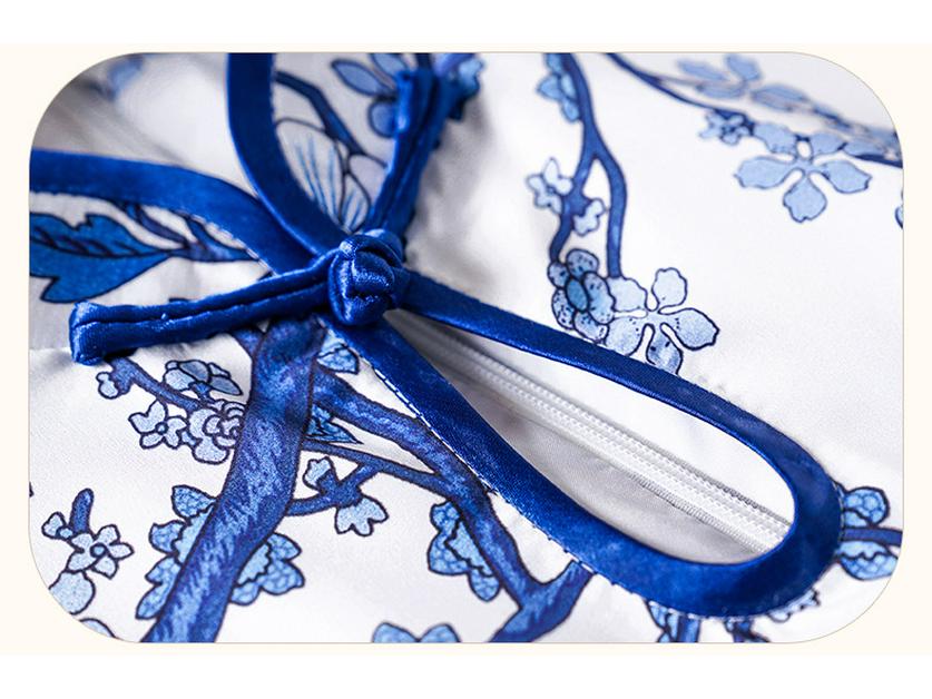 Cheongsam-Kleid mit chinesischem Tusche-Druck