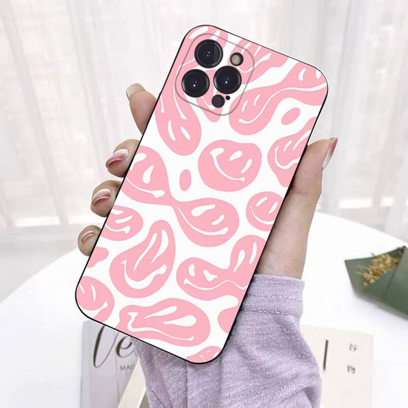 Funny Smiley Face Phone Case For iPhone 8 7 6 6S Plus X SE 2020 XR XS 14 11 12 13 Mini Pro Max Mobile Case