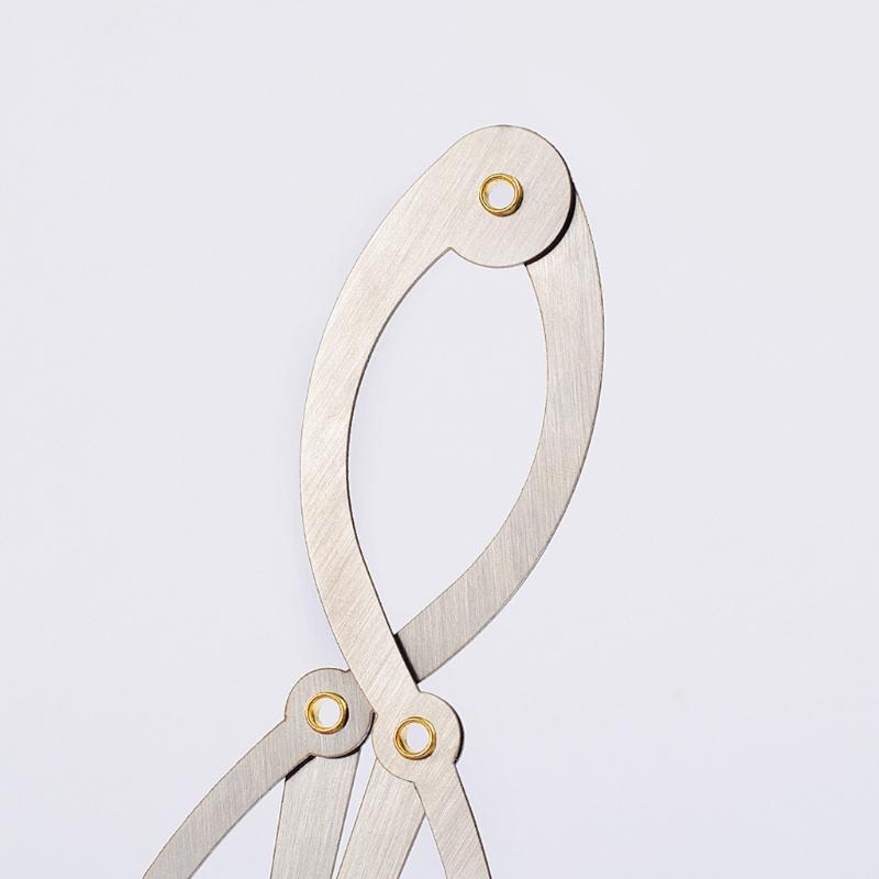 1:Kalkulator Złotego Podziału 1,618 Trzypunktowe Pozycjonowanie Suwmiarka Równowagi do Makijażu Brwi Tatuaży Projektów Artystycznych