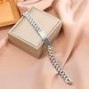Personalizovaný Vlastní Dámský Nerezový Náramek Zip Nastavitelný Vakuový Kulatý Náramek