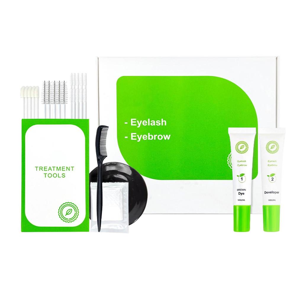 Buy Eyebrow Tinting Kit Semipermanent 2 In 1 Eyebrow And Eyelash Color Kit Beauty Salon Hot