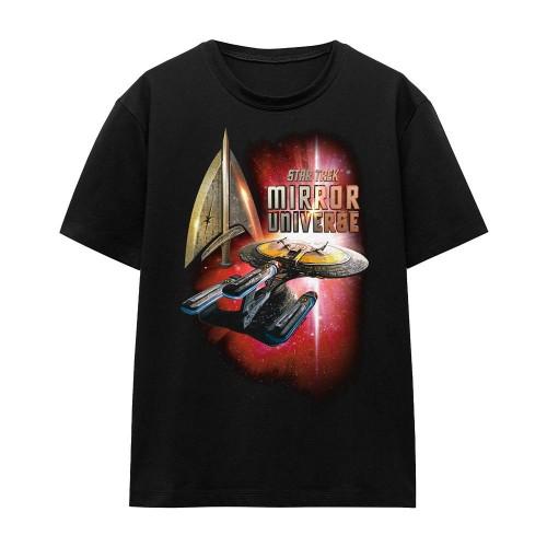 Star Trek Unisex Adult Mirror Enterprise T-Shirt