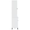 Highboard VIKEN White 80x40x190 cm Solid Pine Wood