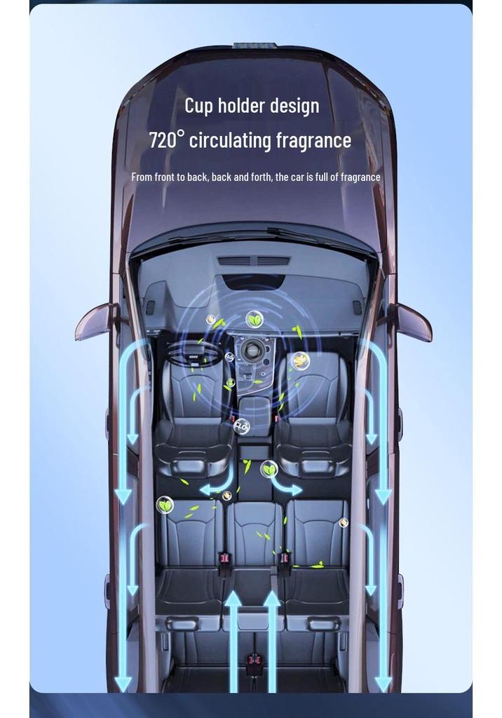 Car Air Freshener Solid Perfume Balm for Men & Women, Long-Lasting High-End Car Deodorizer Ornament