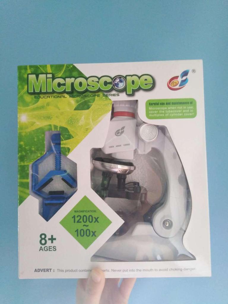 High-Definition Children's Microscope Set for Early Science Education and Specimen Exploration