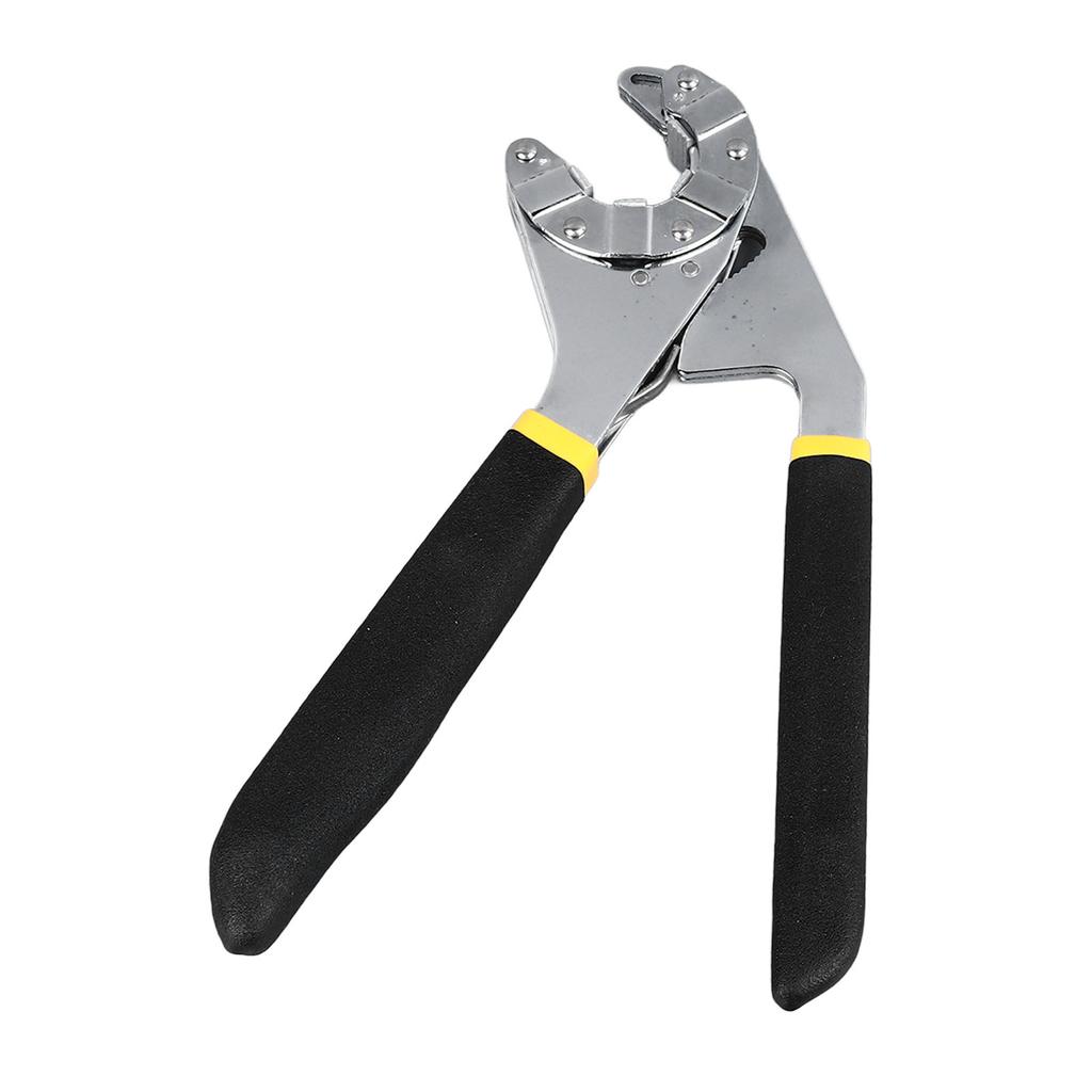 8 Inch Multifunctional Wrench Tool Steel Adjustable Open Wrench Serrated Jaw Bolt Pipe Grab Spanner