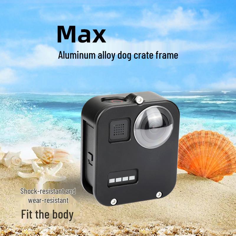 Schutzhülle aus Aluminiumlegierung für GoPro Max - Metallrahmen-Zubehör für Max Sportkamera