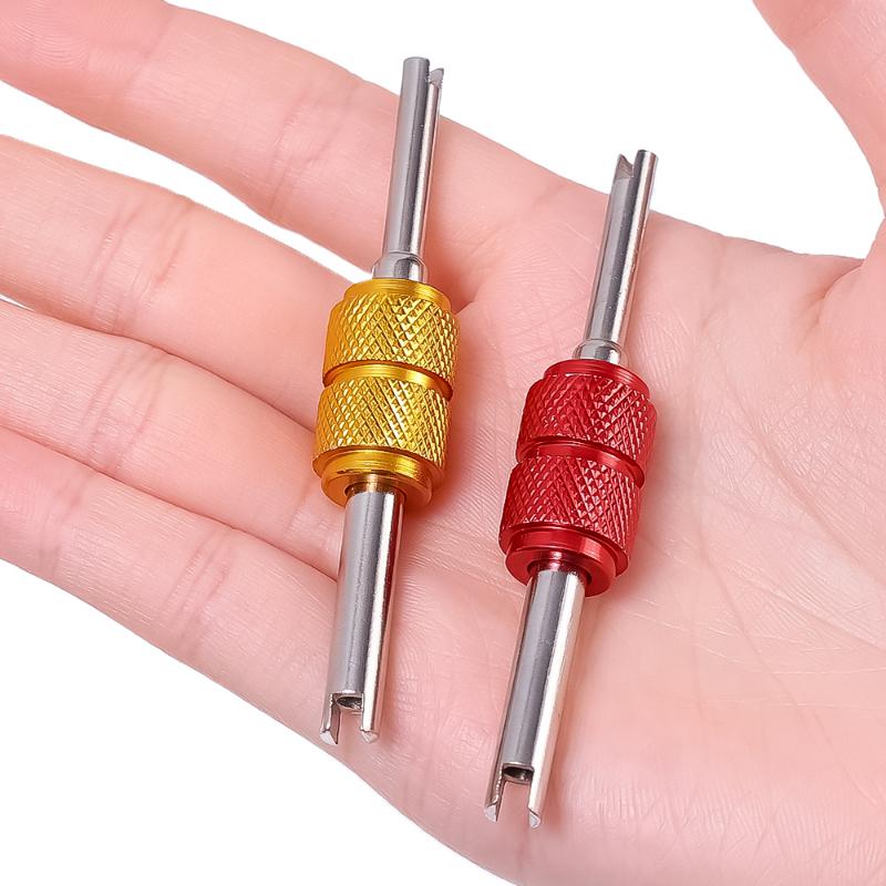 Car Tire Valve Core Stems Remover Tools Screwdriver Universal Auto Truck Bicycle Wheel Tyre Repair Tool Dual Use Car Accessories