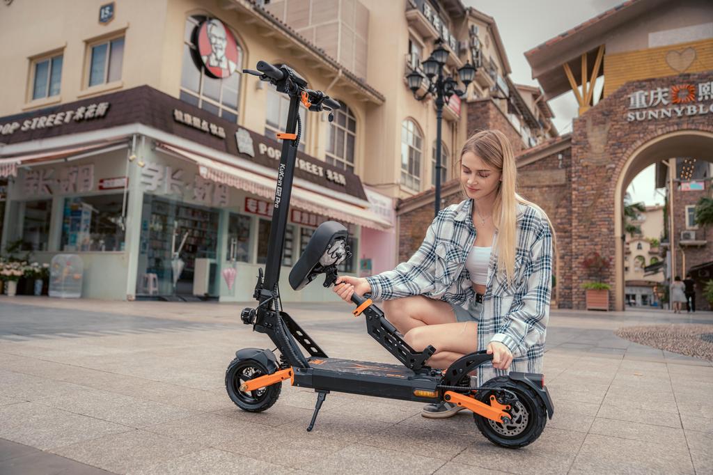 KuKirin G2 Pro Foldable E-Scooter for Adults 600W Motor 48V 15.6Ah Battery 45km/h Speed 58km Range 9 Inch Tubeless Tires